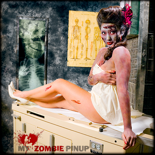 Illustration for article titled Zombie Pin-Up Girls Want You for Your Brains